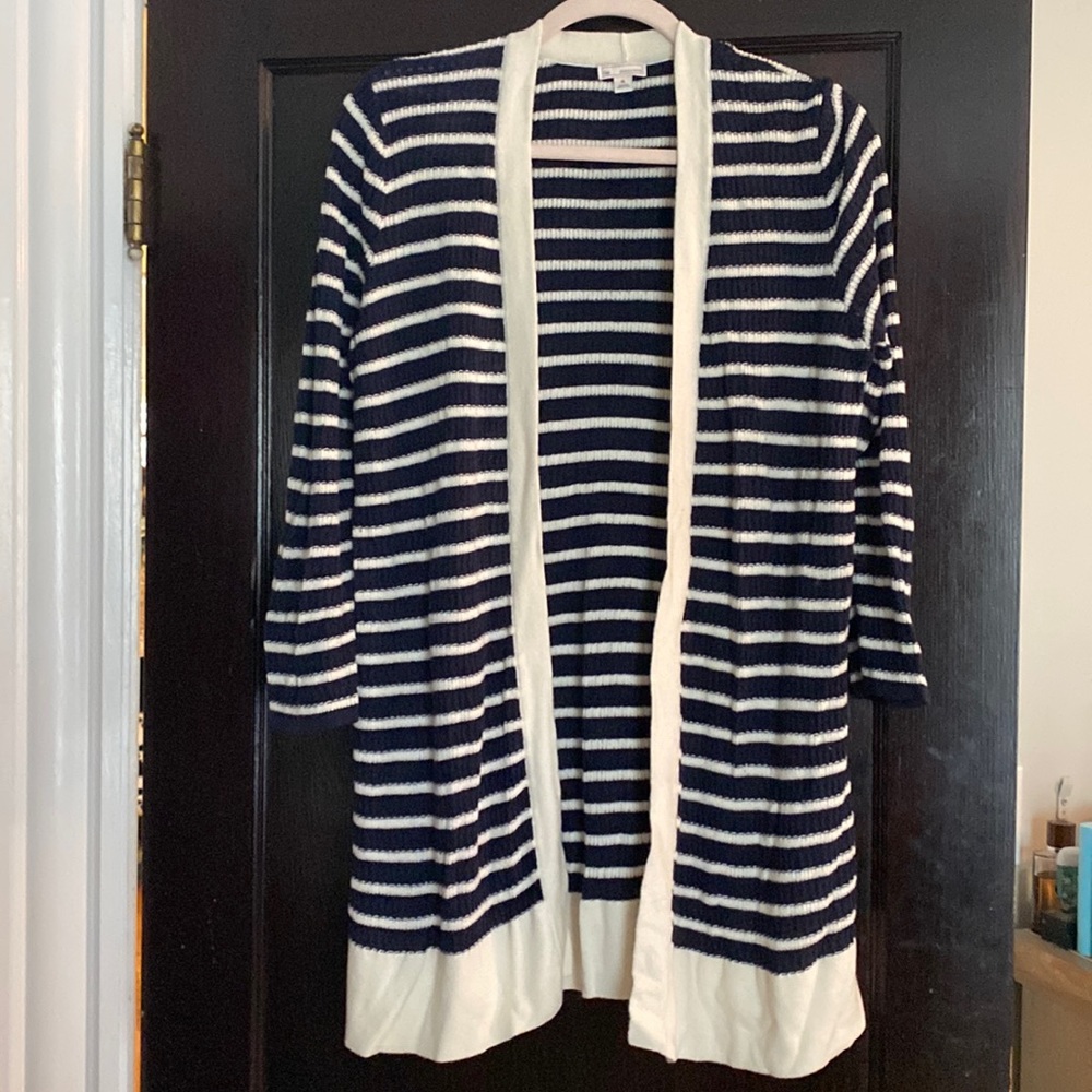 Gap striped cardigan sweater